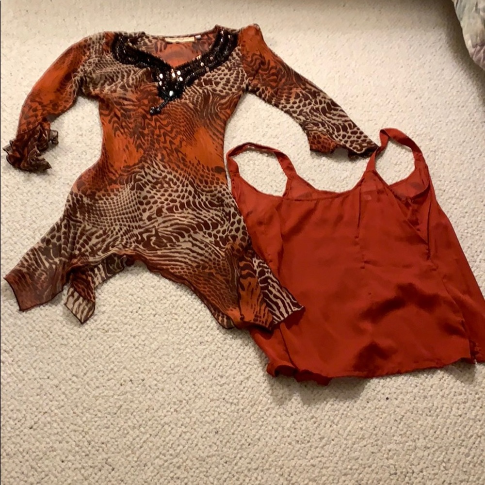 Two piece blouse
